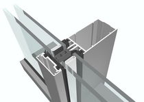 aluminium profile for structural curtain wall SERIE AT 500 F AKOTHERM