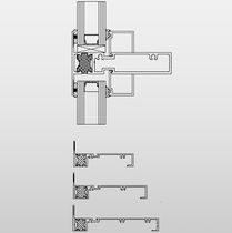 aluminium profile for window TRUELINE 900 SERIES Alumicor Limited