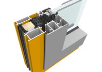 aluminium profile for window AT 740 SI AKOTHERM