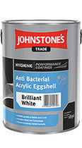 antibacterial decorative eco-friendly acrylic paint for interior (low VOC) MICROBARR EGGSHELL Johnstone's / PPG Archiectural Coatings 
