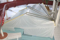 automatic pool cover with articulated arms INDUBRELLA inducon