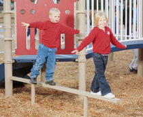 balance beam for playground 8' STRAIGHT  BYO Playground, Inc.