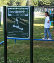 balance beam for fitness trail HTK16  Kidstuff Playsystems