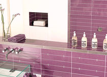bathroom ceramic wall tile: plain color CHIC TAU Cer&aacute;mica