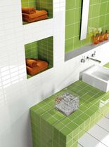 bathroom ceramic wall tile: plain color COLLAGE TAU Cer&aacute;mica
