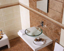 bathroom ceramic wall tile: stone look GRANADA MAYOLICA AZULEJOS