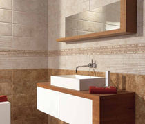 bathroom ceramic wall tile: stone look CAPUCCINO MAYOLICA AZULEJOS