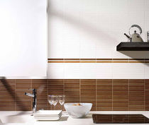 bathroom ceramic wall tile: striped MADERAS MAYOLICA AZULEJOS
