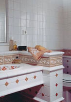 bathroom ceramic wall tile: plain color LAS INVERSAS Ceramica Decorativa