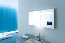 bathroom illuminated mirror with integreted radio RADIO Arlex Italia