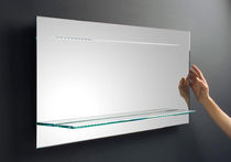 bathroom mirror with shelf LED-LIT AMBIANCE BAIN