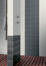 bathroom porcelain stoneware wall tile: geometric pattern SIS15 BRENNERO