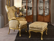 berg&egrave;re wingchair with footstool LIBERTY :585 MEDEA
