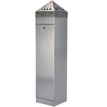 bollard ashtray for public spaces STUB-IT PYRAMID hygequip europe