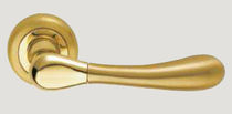 brass door handle MINERVA CAL