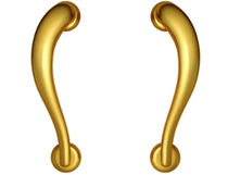 brass door handle OMPORRO 713 OMP PORRO