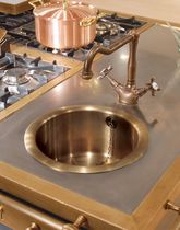 brass round kitchen sink LVR020 RESTART
