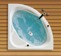 built-in corner hydromassage bath-tub CL&Aacute;UDIA sanitana