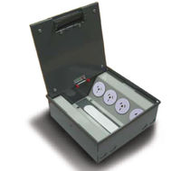 built-in floor box for power sockets SPACEFLOOR Esco Industries