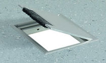 built-in floor box for power sockets UNE BROSSE Lenzlinger Access Floors