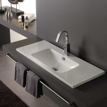built-in porcelain washbasin NUEVO MONTEVIDEO The Bath Collection
