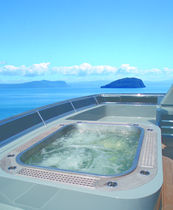 built-in stainless steel hot-tub YACHT APPLICATION Diamond Spas
