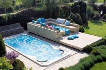 built-in swim spa AQUAPLAY 430 CLAIR AZUR