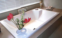built-in two seater rectangular bath-tub  PT Volcano Color Couleur Lave