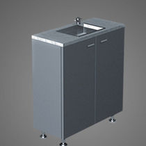 cabinet for hairdresser with washbasin BL207L GIGLI MEGLIO