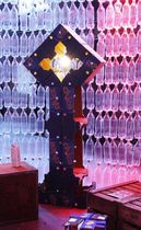 cardboard contemporary floor lamp ALHAMBRA by David Graas DAVIS GRAAS