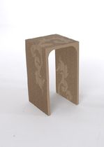 cardboard design side table FLUTE SIDETABLE by Giles Miller Farm