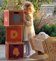 cardboard toy box (unisex) MULTIBOX Green Lullaby
