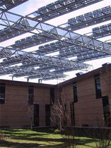 carport (with integrated photovoltaic panels) SUN SHADE CANOPY  Sunvie