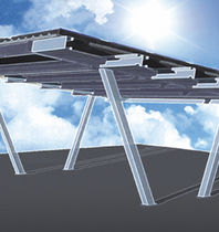 carport (with integrated photovoltaic panels)  Isopan