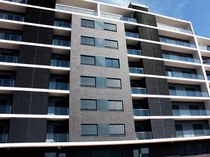 ceramic facade cladding SKIN : DARK GREY Soladrilho