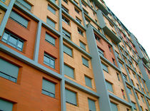 ceramic facade cladding SKIN : RED AND OCHRE Soladrilho