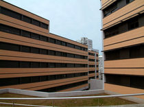 ceramic ventilated facade FACE : SAND Soladrilho