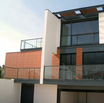 ceramic ventilated facade FACE : SALMON Soladrilho