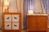 changing table with casters (unisex)  DADA-GUGU