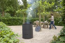charcoal barbecue BARREL by Bart Vos TULP firemakers