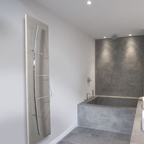 chrome electric towel radiator VOILE by Michel Cinier CINIER