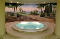 circular built-in hot-tub RESERVE    SOMETHY