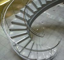 circular staircase with a lateral stringer FITZROVIA SS 709 SPIRAL Stairs