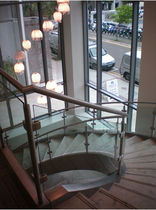 circular staircase with a lateral stringer  Canal Engineering Ltd