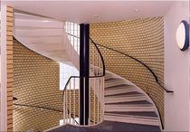 circular staircase with a lateral stringer HARROW Crescent Stairs