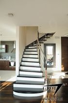 circular staircase with a lateral stringer LAURA GROT