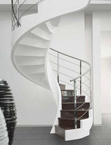 circular staircase with lateral stringers (concrete structure) C-AS EDILCO