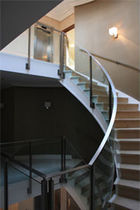 circular staircase with a lateral stringer ORPINGTON Flight Design