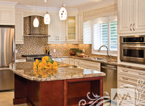 classic eco-friendly kitchen in certified wood (FSC Eco-label) ALLEGRA GLAZED LATTE AYA kitchens