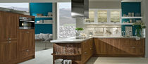 classic kitchen in wood veneer  H&Auml;CKER